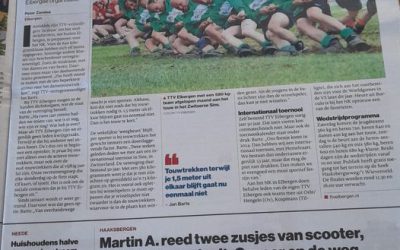 Mooi stuk in de krant vandaag.